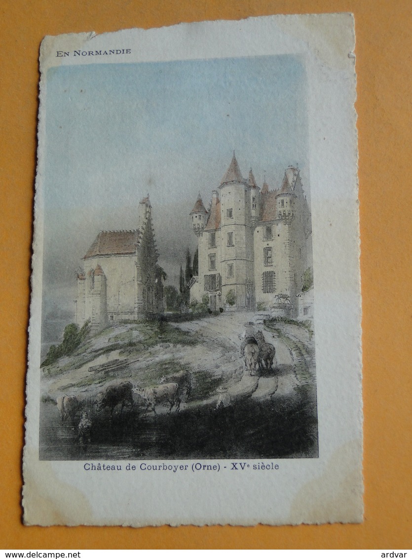 PERCHE En NOCE  (Orne) -- Château De Courboyer Au XVème Siècle - Autres & Non Classés