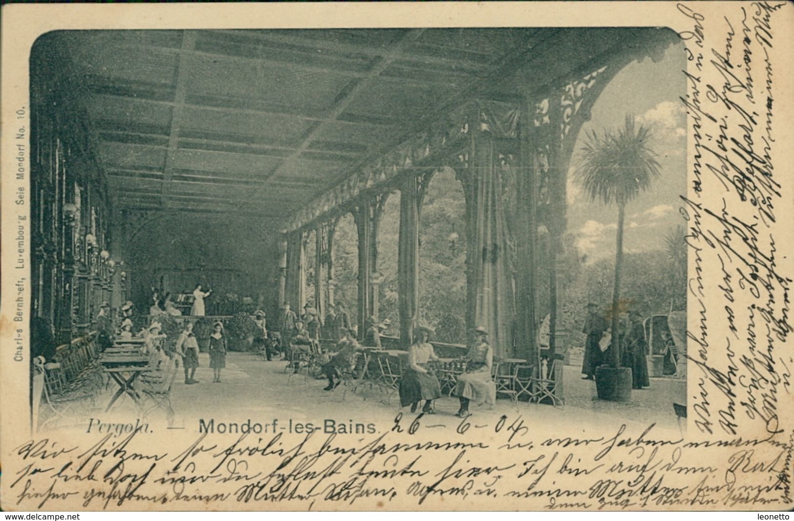 AK Mondorf-les-Bains, Pergola, O 1904 (29965) - Other & Unclassified