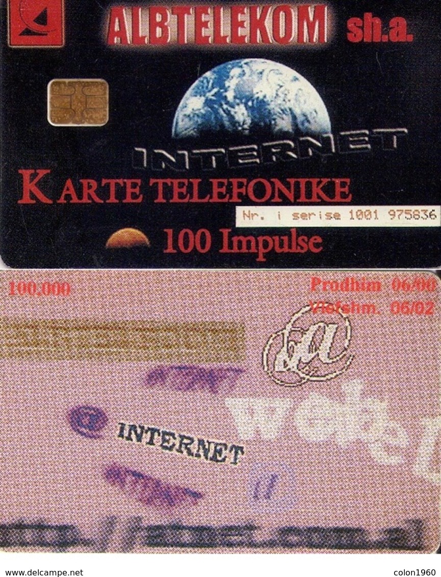 ALBANIA. ALB-50. INTERNET. 06-2000. 100U. (043) - Albanie