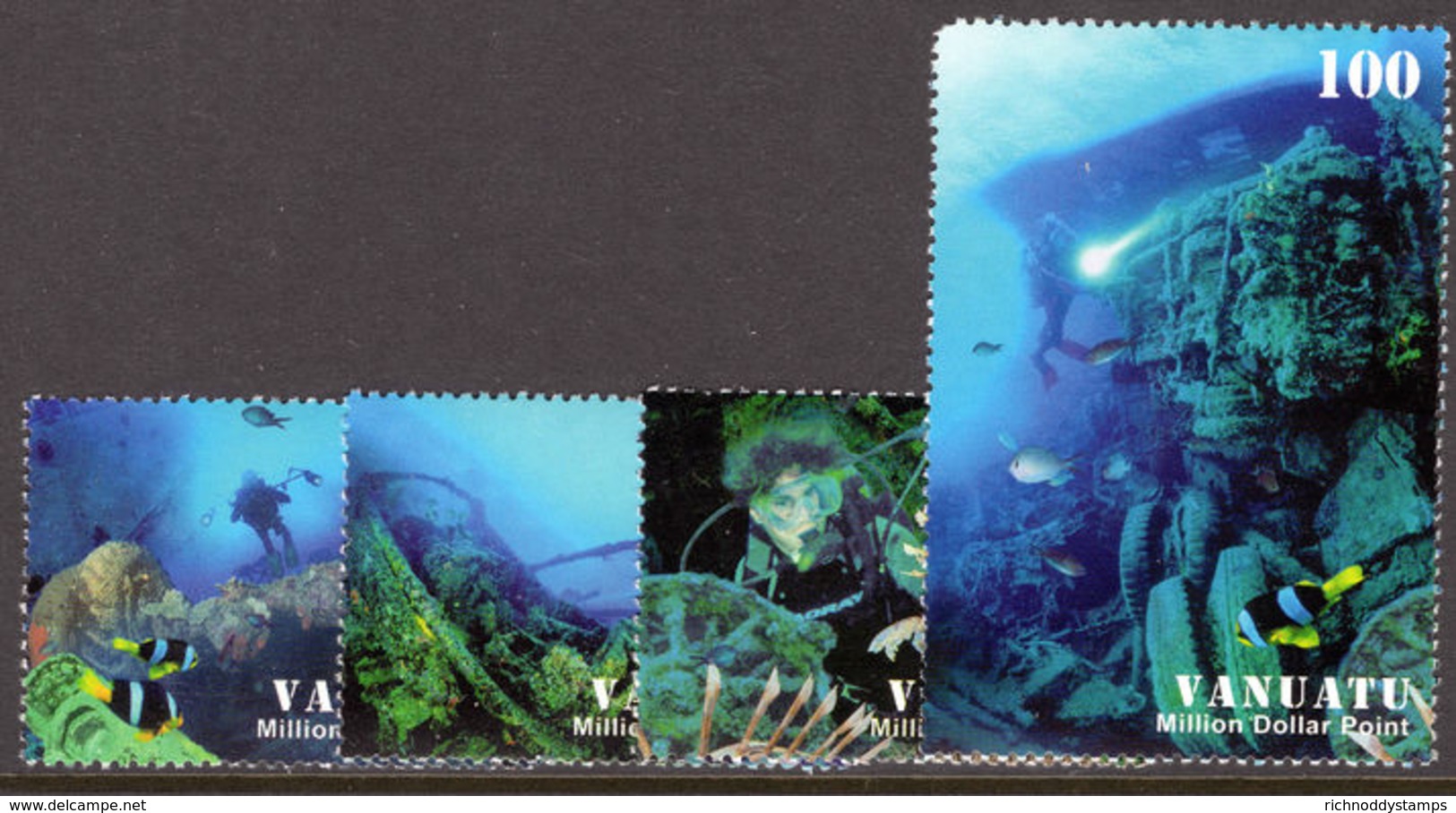 Vanuatu 2007 Dive Sites Million Dollar Point Domestic Unmounted Mint. - Vanuatu (1980-...)