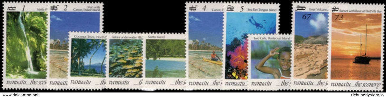 Vanuatu 1998 VAT Surcharges Set Unmounted Mint. - Vanuatu (1980-...)