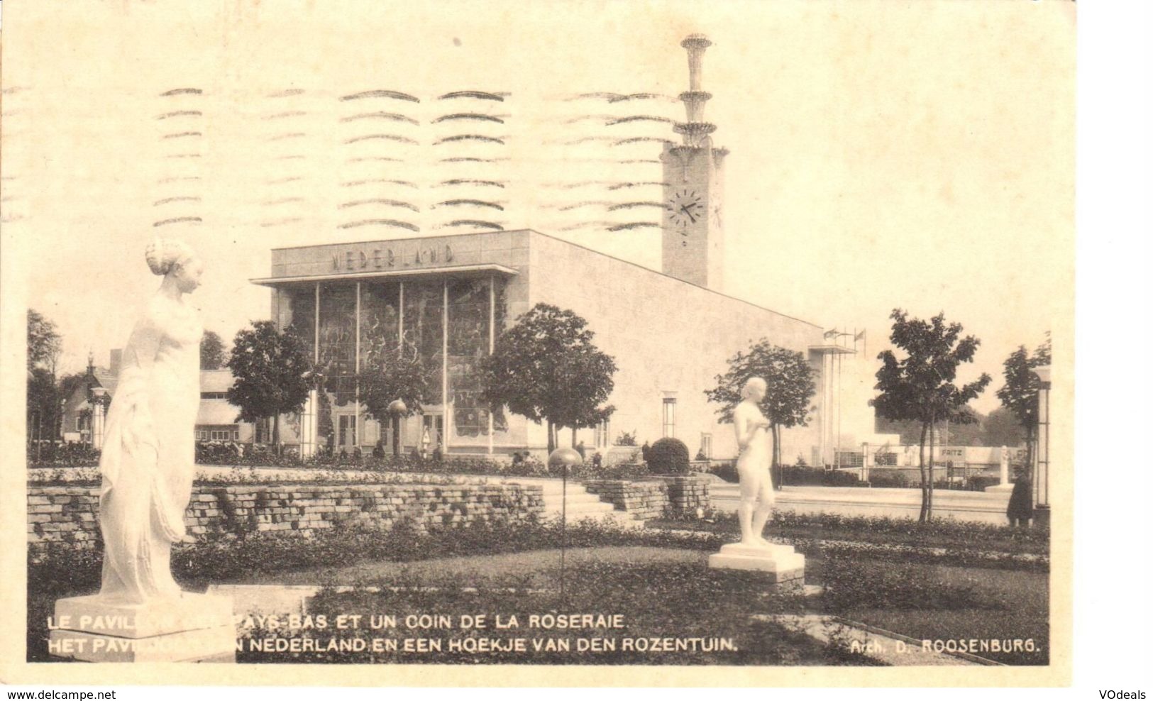 Bruxelles - CPA - Brussel - Exposition 1935 - Le Pavillondes Pays-Bas - Expositions Universelles