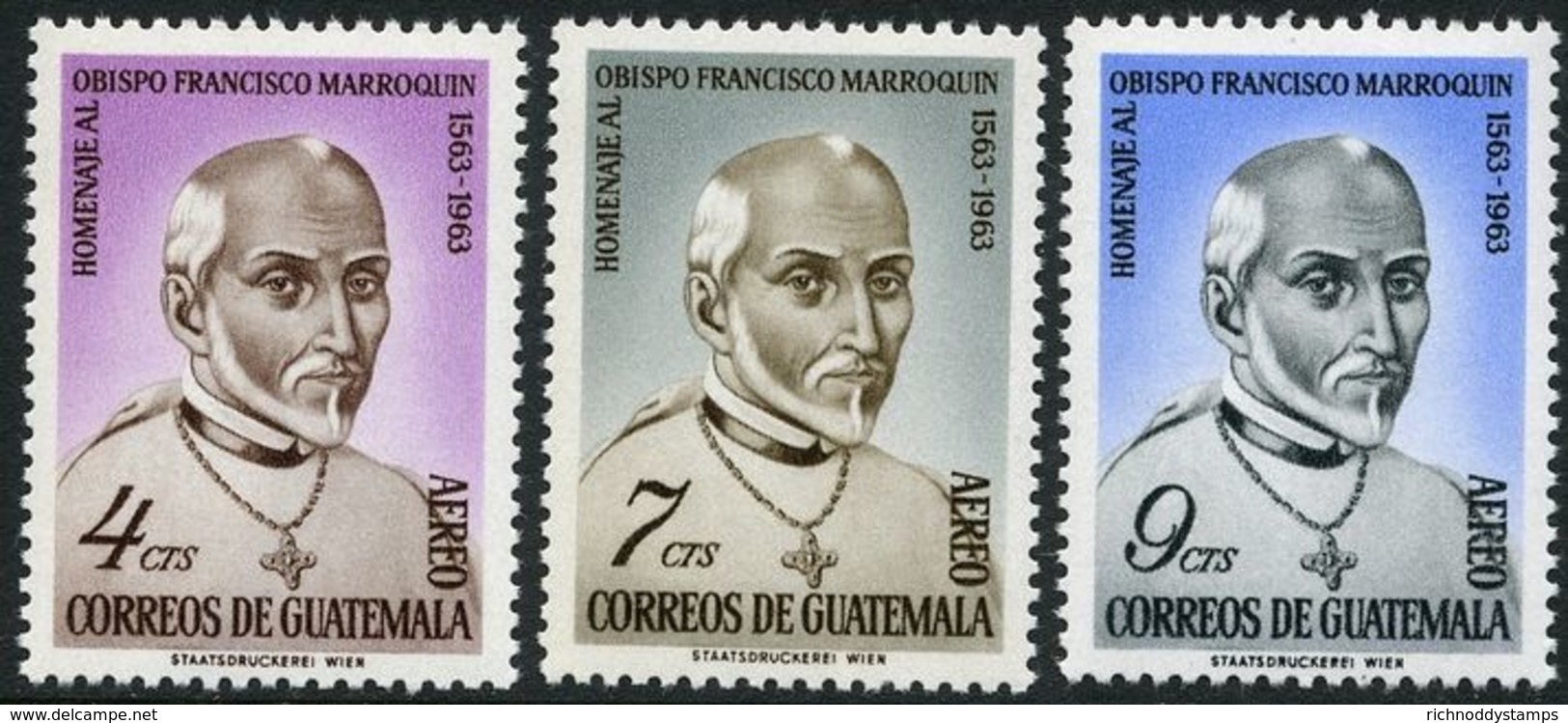 Guatemala 1965 Bishop Marroquin Unmounted Mint. - Guatemala