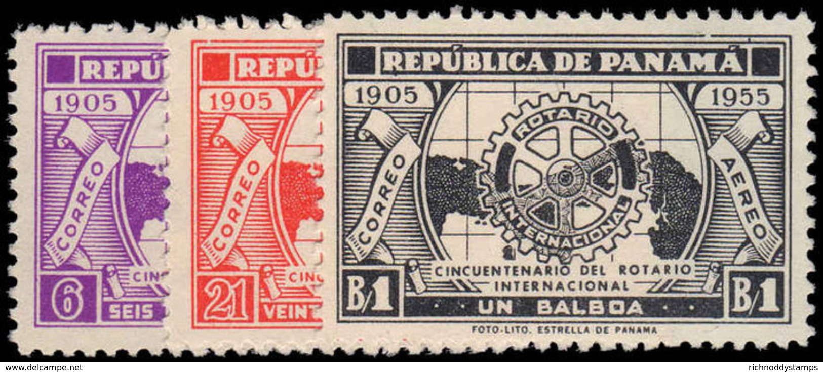 Panama 1955 Rotary Unmounted Mint. - Panama