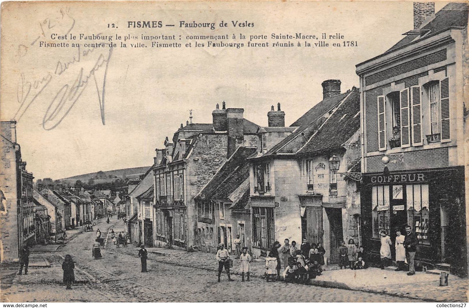 51-FISMES- FAUBOURG DE VESLES - Fismes