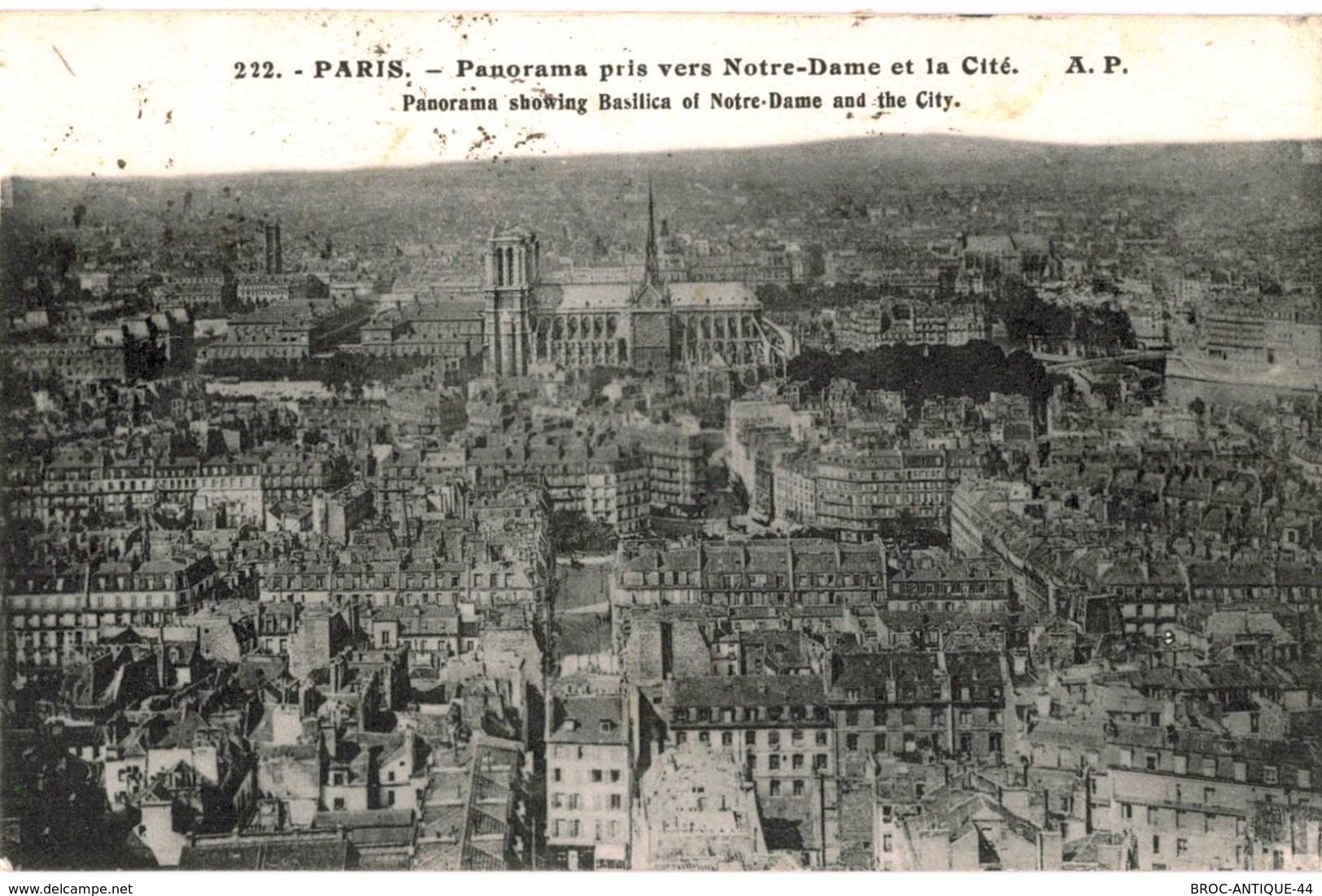 LOT N°435 - LOT DE + 200 CARTES DE NOTRE DAME DE PARIS - " LES ANCIENNES " - Notre Dame De Paris