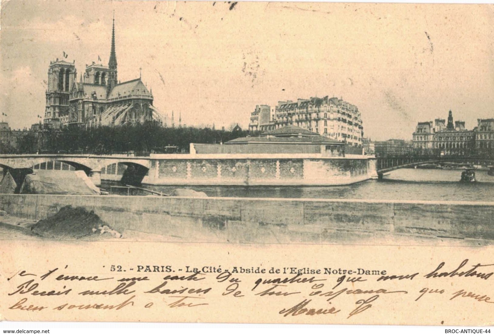 LOT N°435 - LOT DE + 200 CARTES DE NOTRE DAME DE PARIS - " LES ANCIENNES "