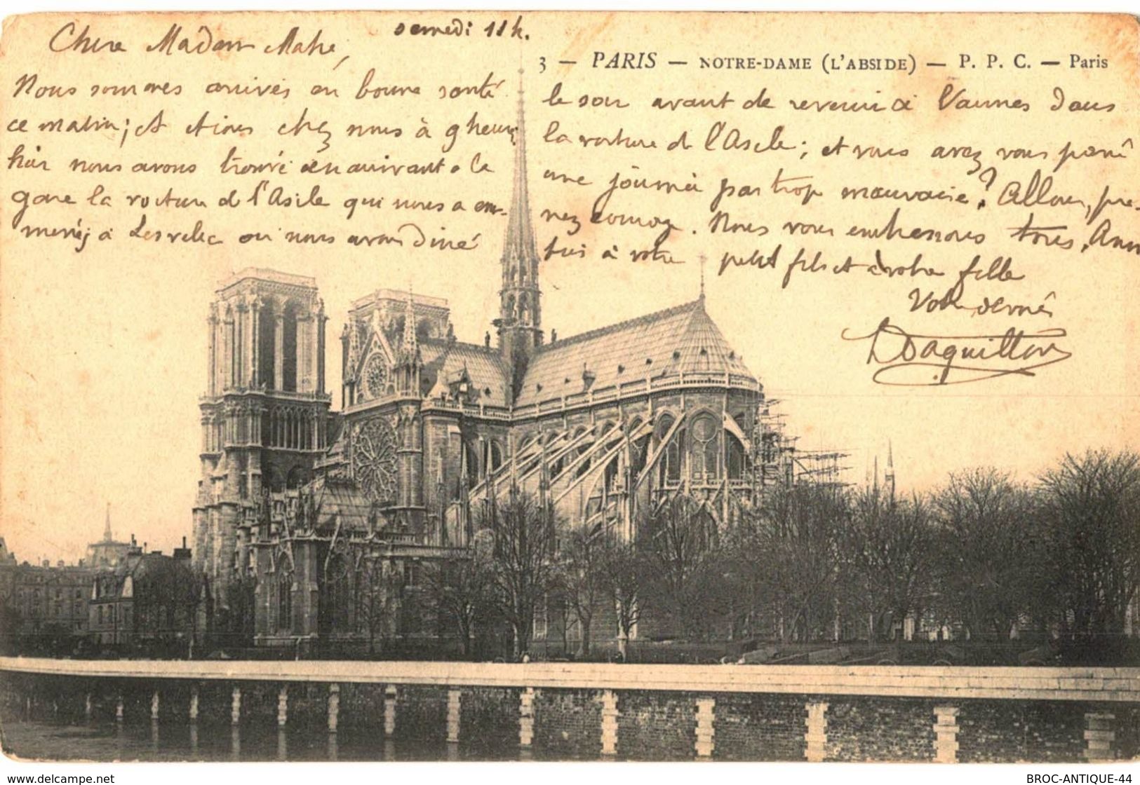 LOT N°435 - LOT DE + 200 CARTES DE NOTRE DAME DE PARIS - " LES ANCIENNES "