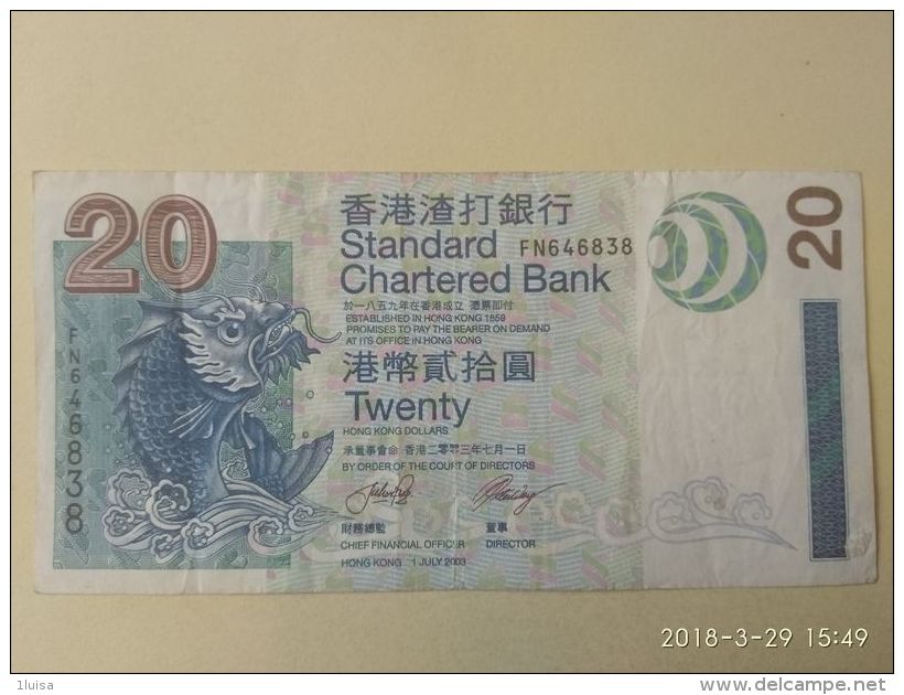 20 Dollars 2003 - Hong Kong