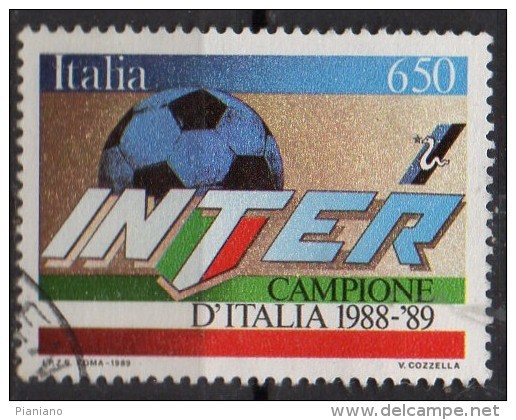 PIA - ITALIA - 1989 :  Inter Campione Del Campionato Di Calcio    - (SAS 1875) - 1981-90: Usati