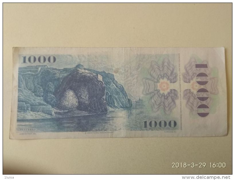 1000 Korun 1985 Ex Cecoslovacchia - Slovaquie