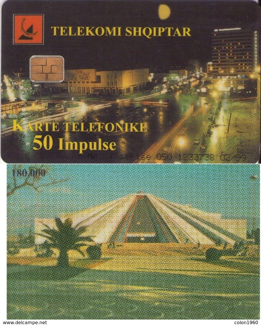 ALBANIA. ALB-24A. Tirana By Night. 50U. 02-1999. (071) - Albania