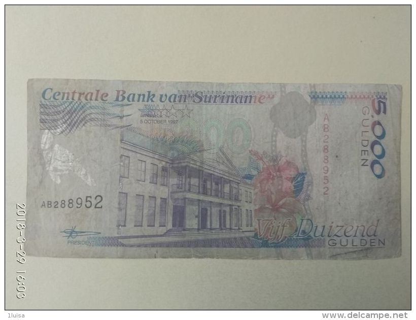 5000 Gulden 1997 - Suriname