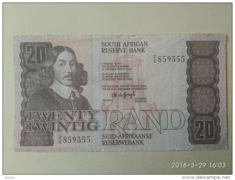 20 Rand 1984-93 - Sudafrica