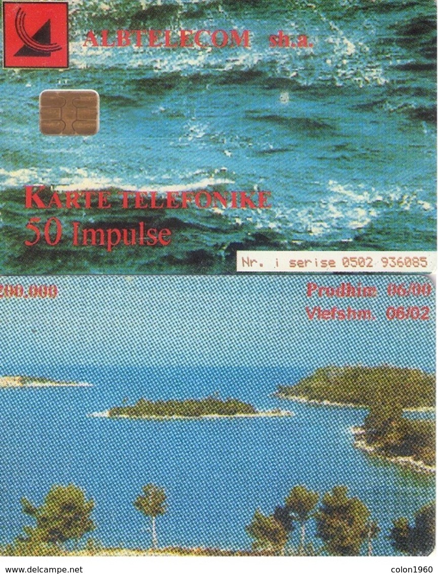 ALBANIA. ALB-49. WATER. 50U. 06-2000. (074) - Albanie