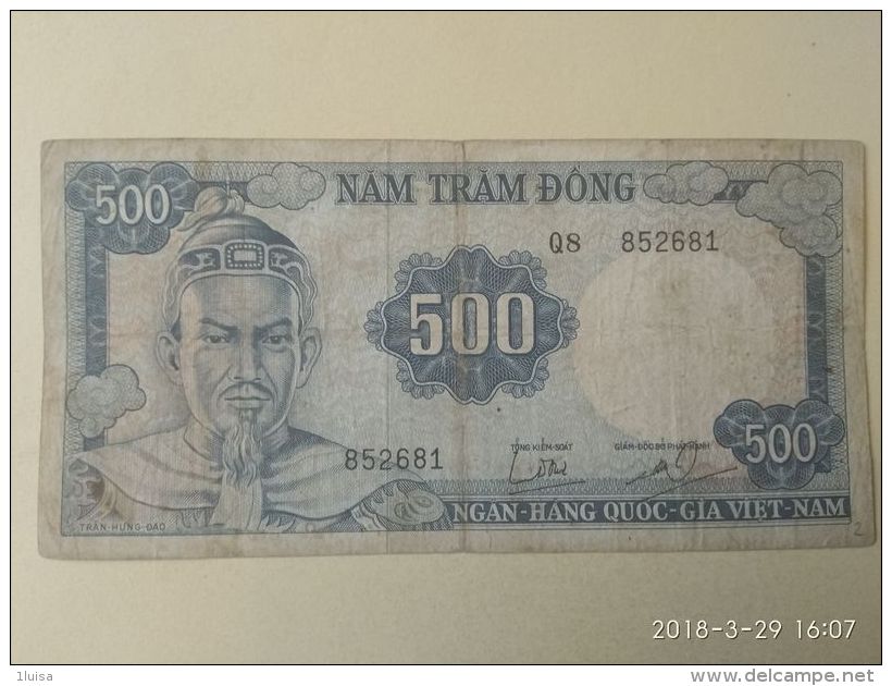 500 Dong 1966 - Vietnam