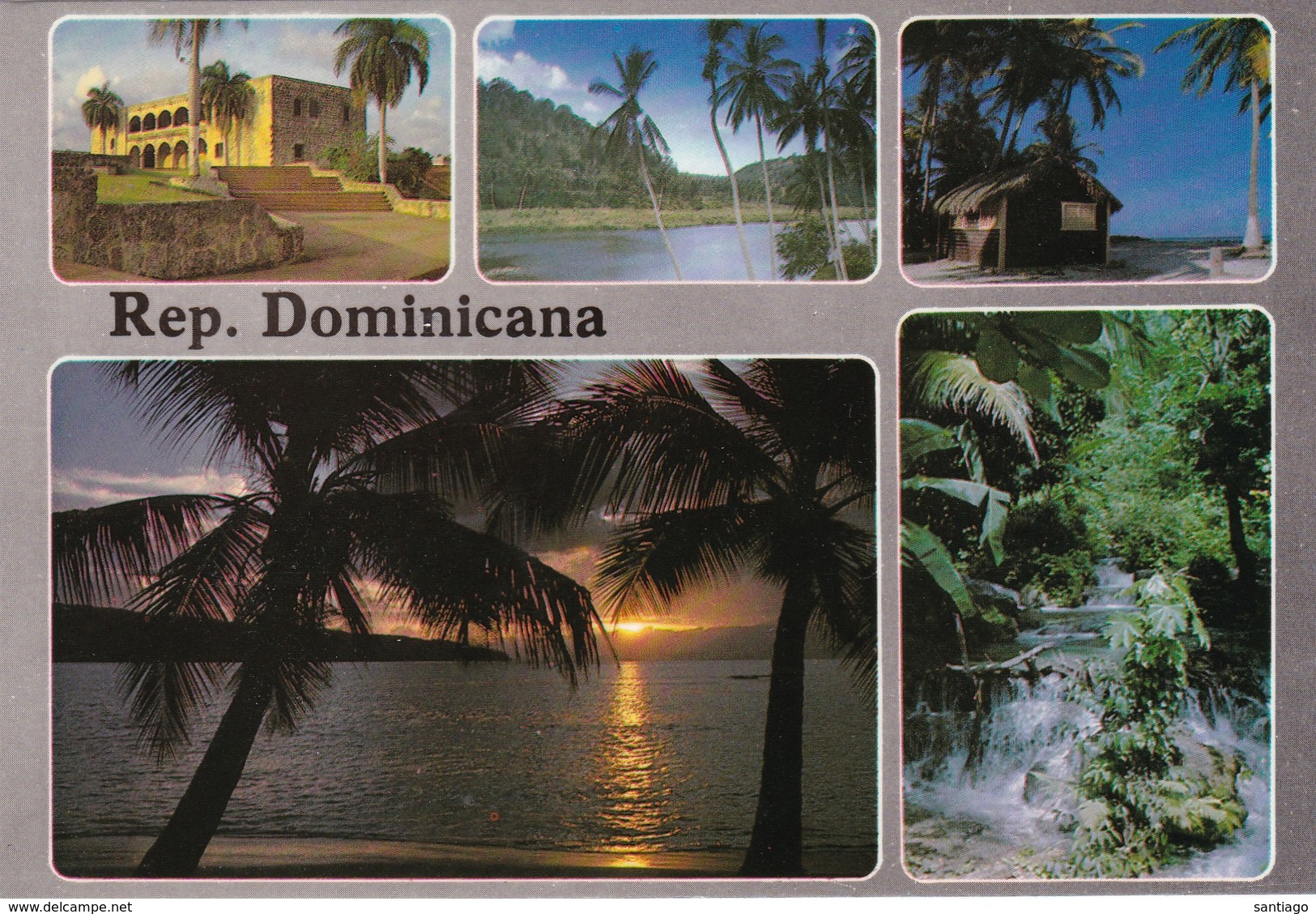 Postkaart Uit De Dominikaanse Republik : Franfurt DCS Label => Belgie - Autres & Non Classés