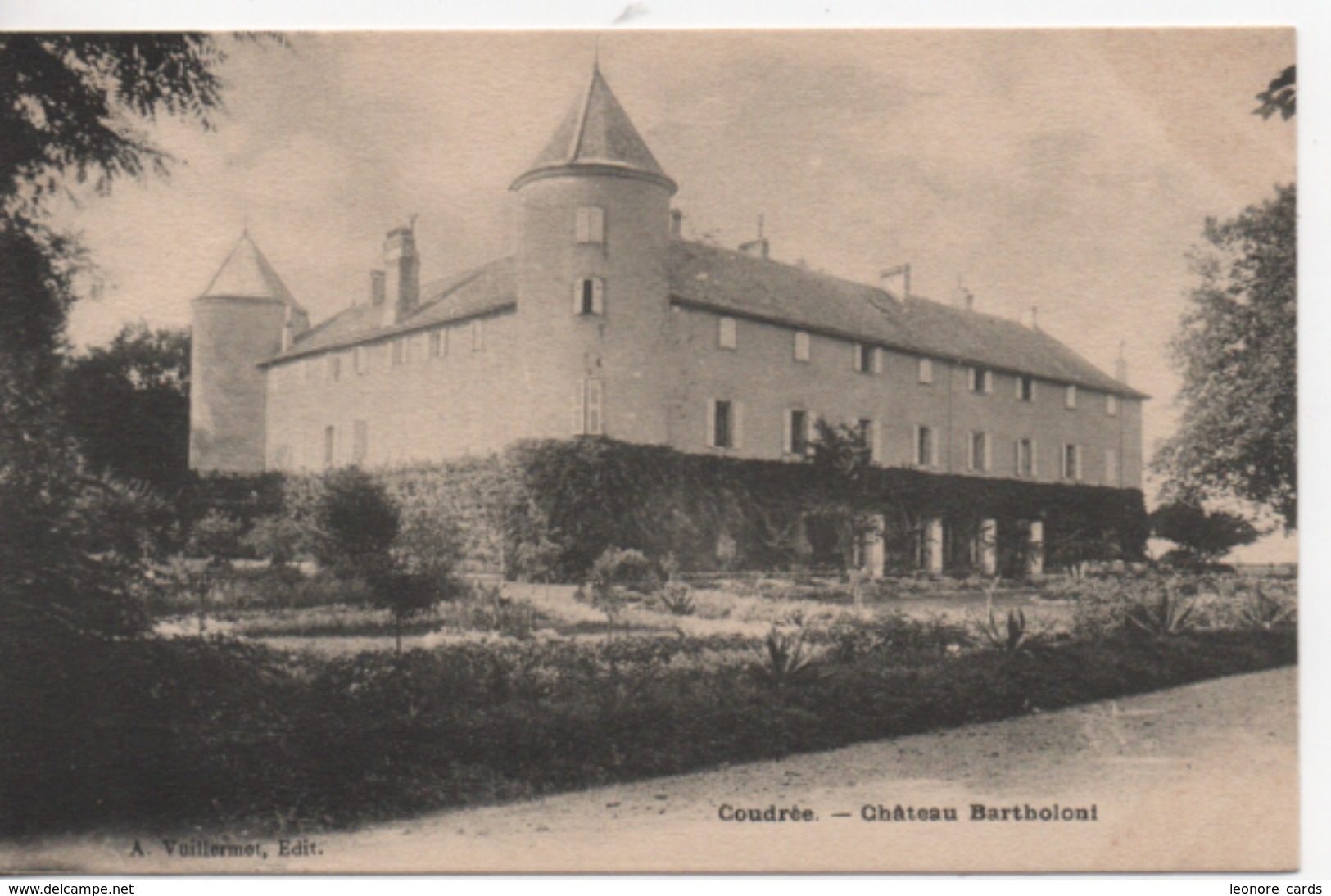 Cpa.74.Coudrée.Château Bartholoni. - Autres & Non Classés