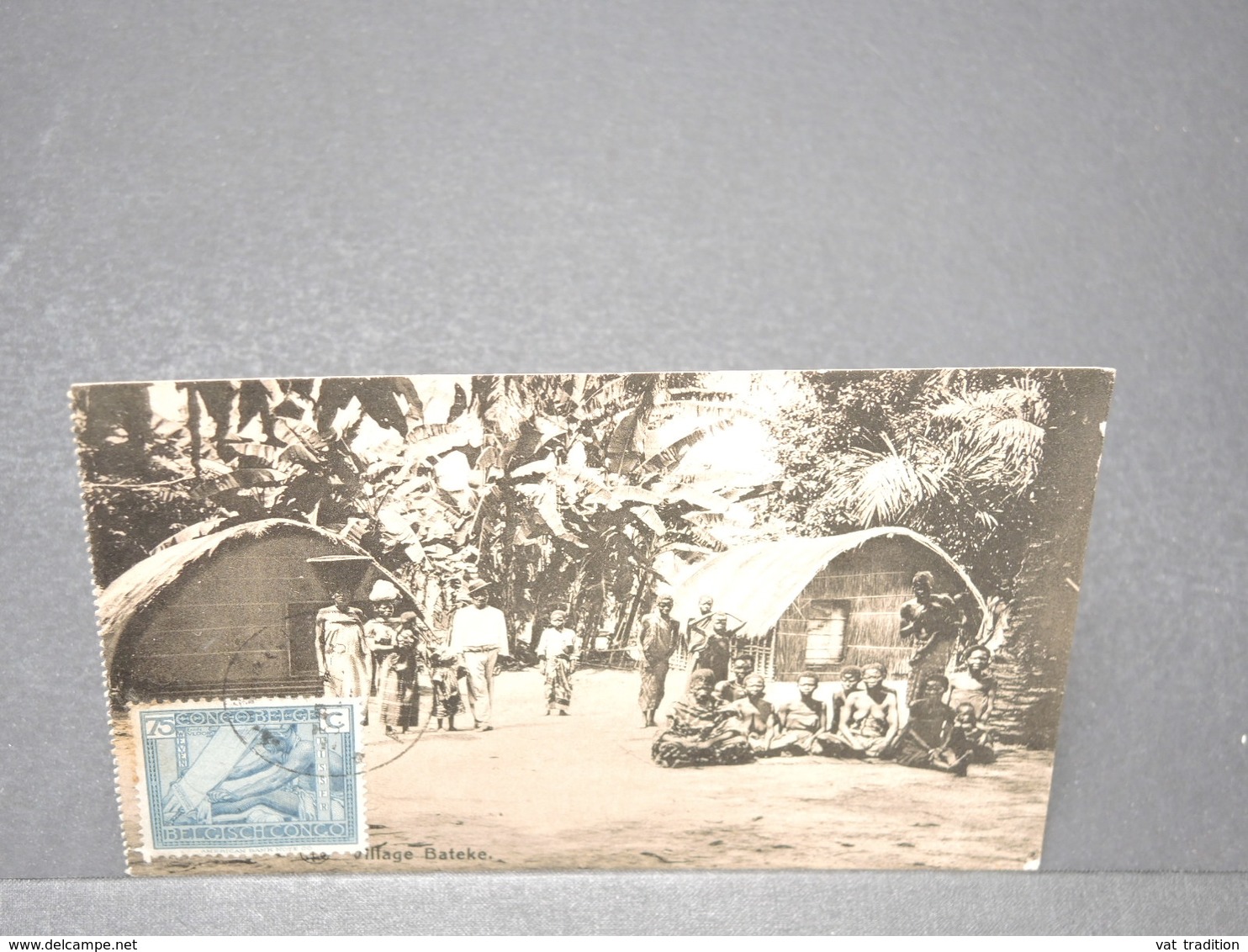 CONGO BELGE - Carte Postale - Village Bateke - L 15922 - Congo Belge