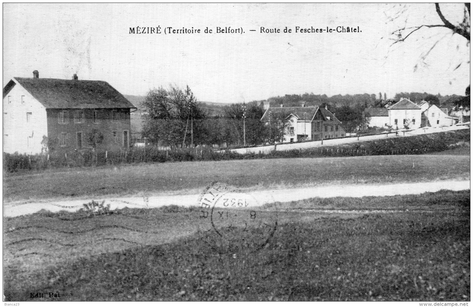 B50408 Méziré -  Route De Fesches Le Chatel - Autres & Non Classés