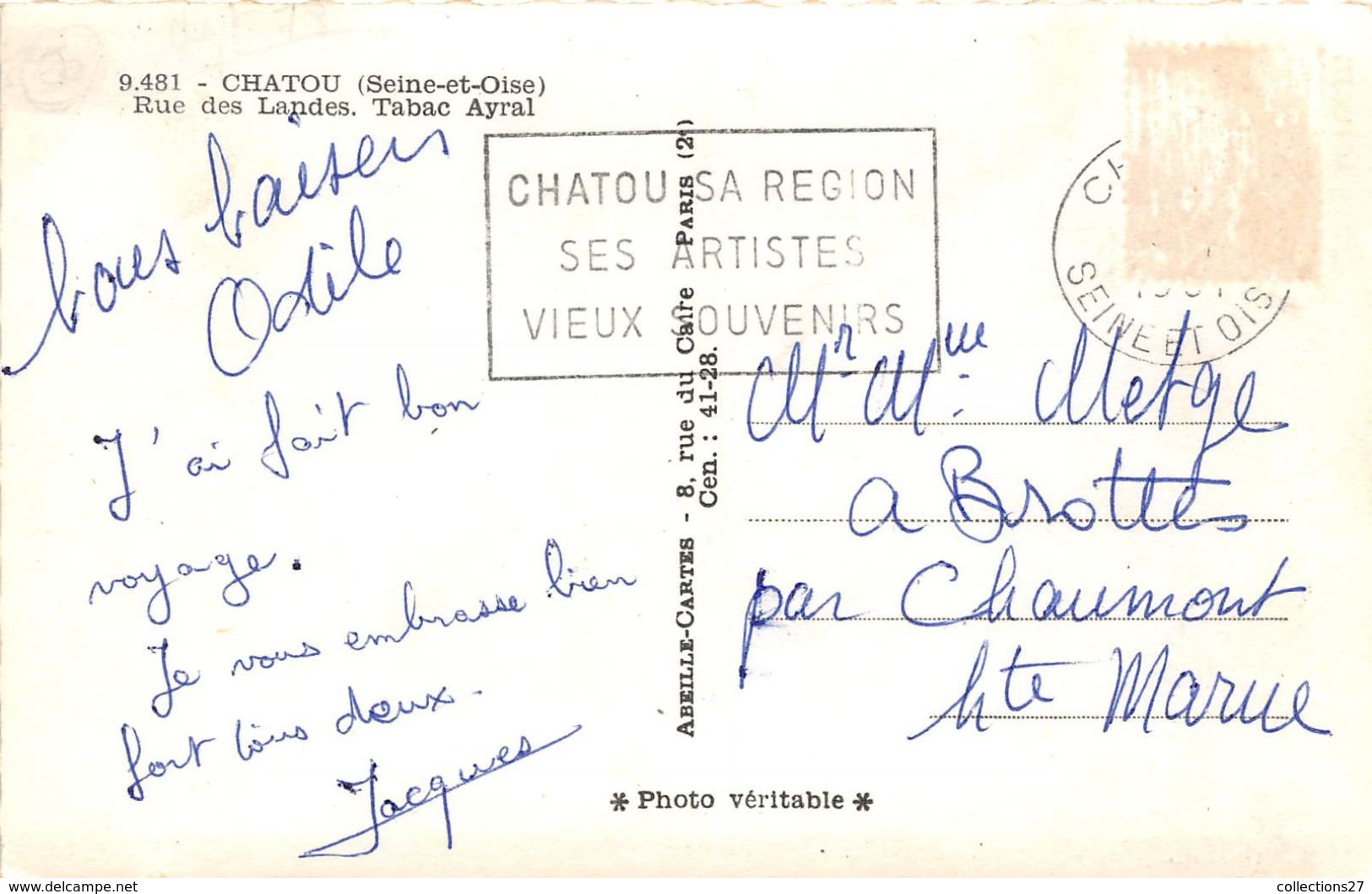 78-CHATOU- RUE DES LANDES TABAC AYRAL - Chatou