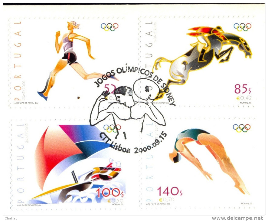 SYDNEY-2000-PARALYMPIC GAMES-FDC-PORTUGAL-SCARCE-MNH-FC-63 - Zomer 2000: Sydney - Paralympics