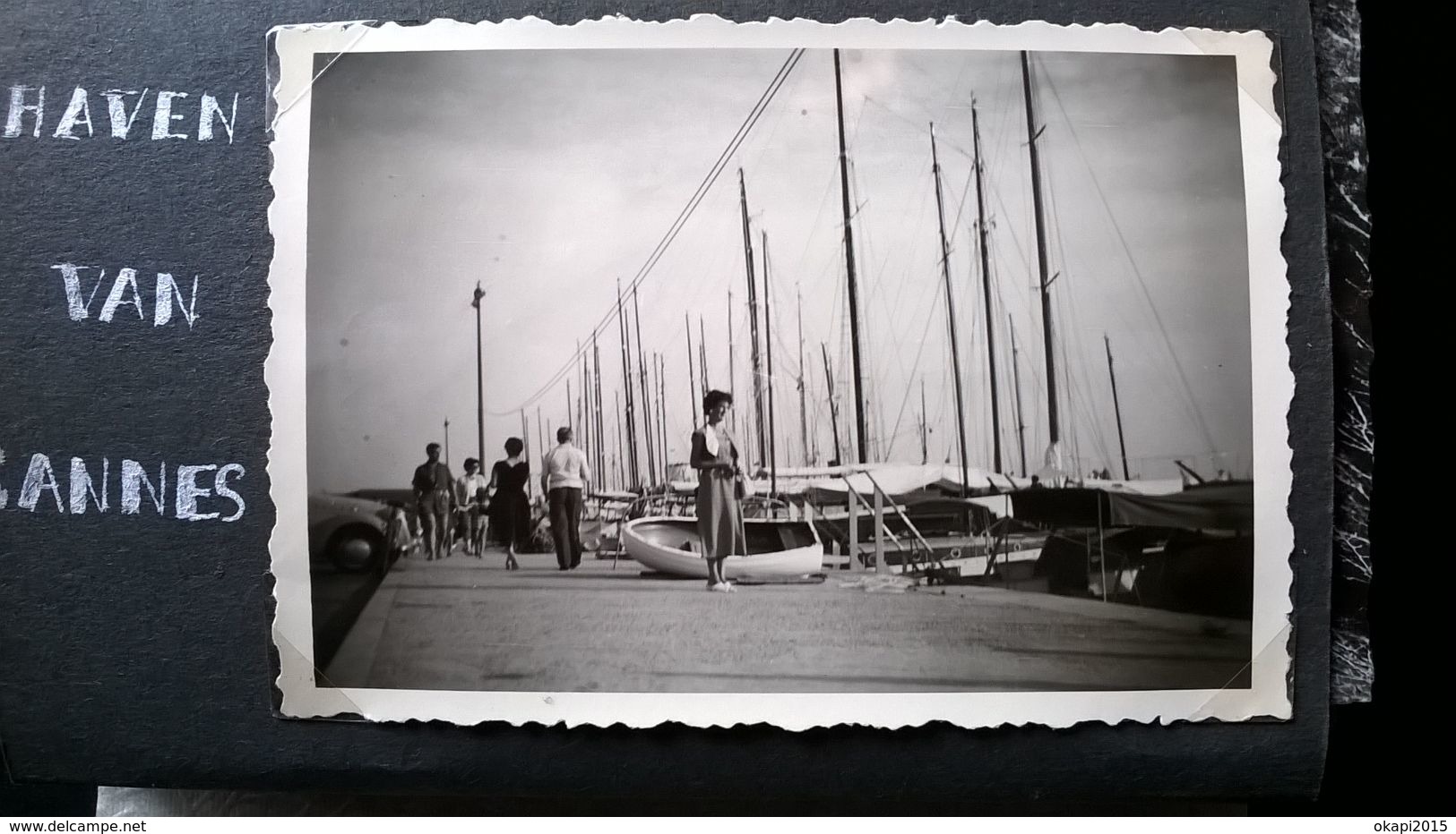 23 PHOTOS DE VOYAGE D UN COUPLE CÔTE D AZUR NICE CANNES MENTON MONACO  lieux communs Années 1950