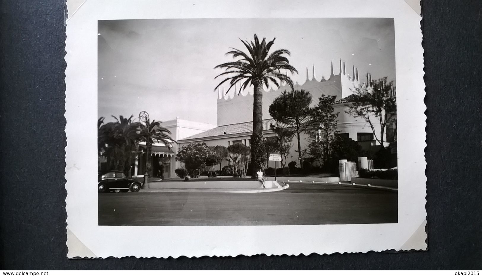 23 PHOTOS DE VOYAGE D UN COUPLE CÔTE D AZUR NICE CANNES MENTON MONACO  lieux communs Années 1950