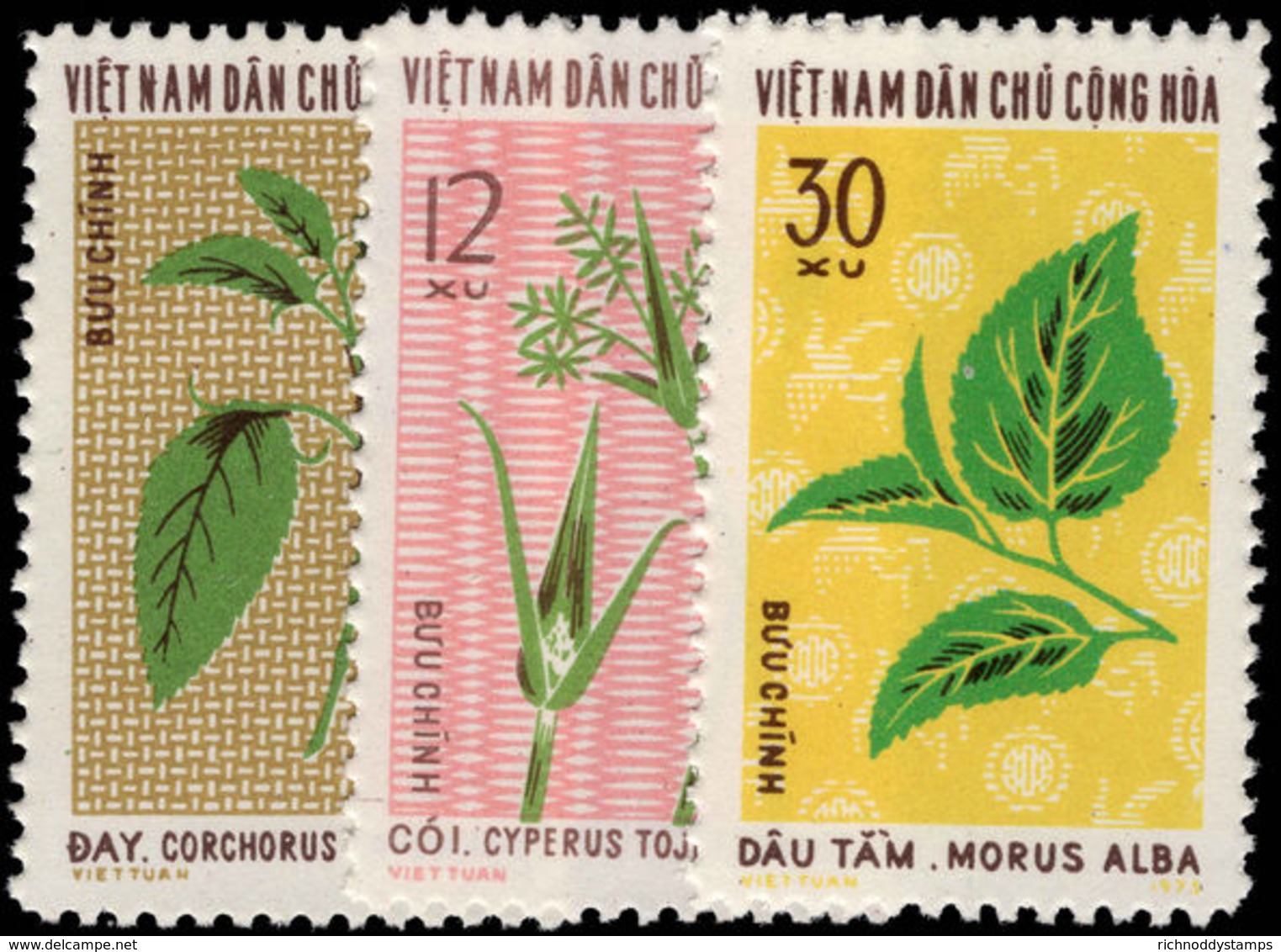 North Vietnam 1974 Textile Plants Unmounted Mint. - Vietnam