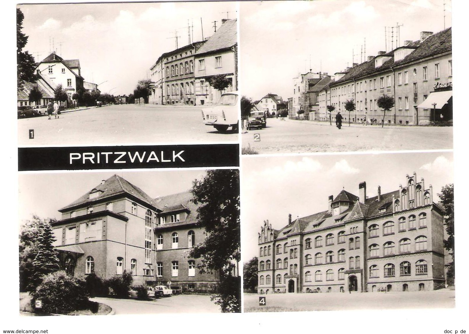 Deutschland - Pritzwalk - Strassenansicht - POS - Alte Ansichten - Pritzwalk