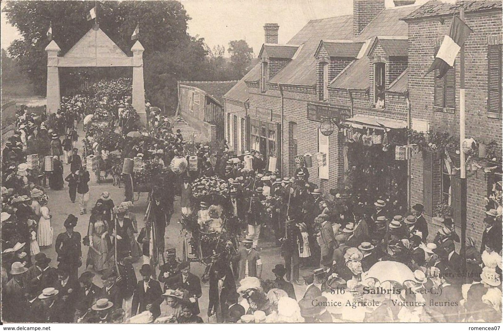 SALBRIS (Loir-et-Cher) - COMICE AGRICOLE - VOITURES FLEURIES - Non Voyagée - Salbris