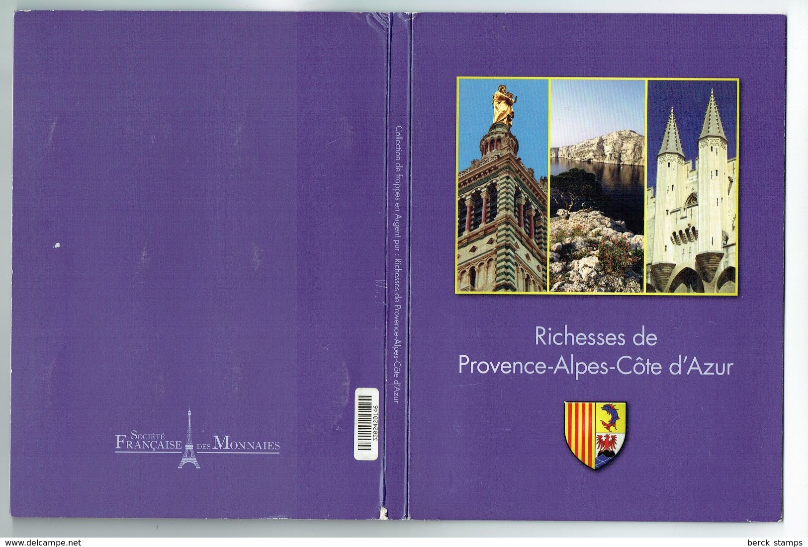 FRANCE - Collection De 5 Medailles " Richesses De Provence Alpes Cote D'azur "  En Argent Pur 999°/°° - Collections