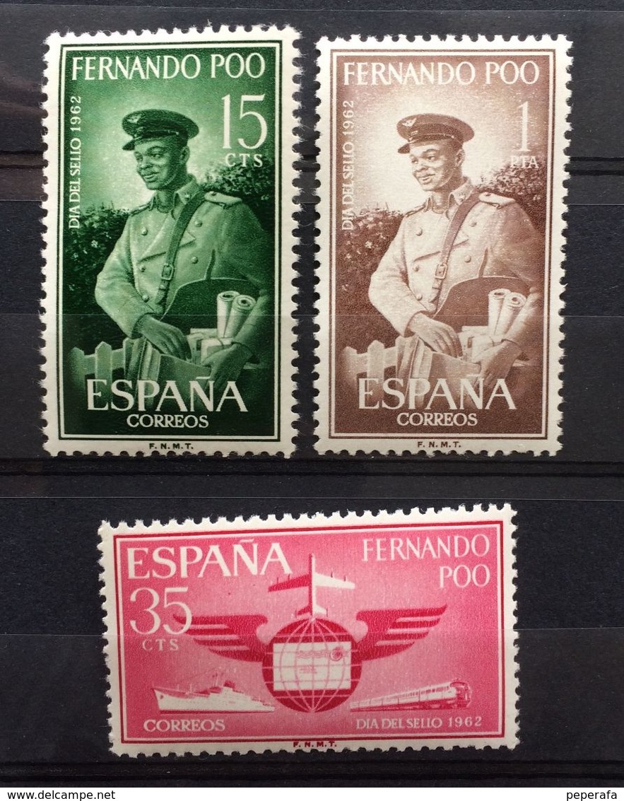 Spain, Spagne, España, Fernando Poo, 1962, Día Del Sello, MINT ** - Fernando Po