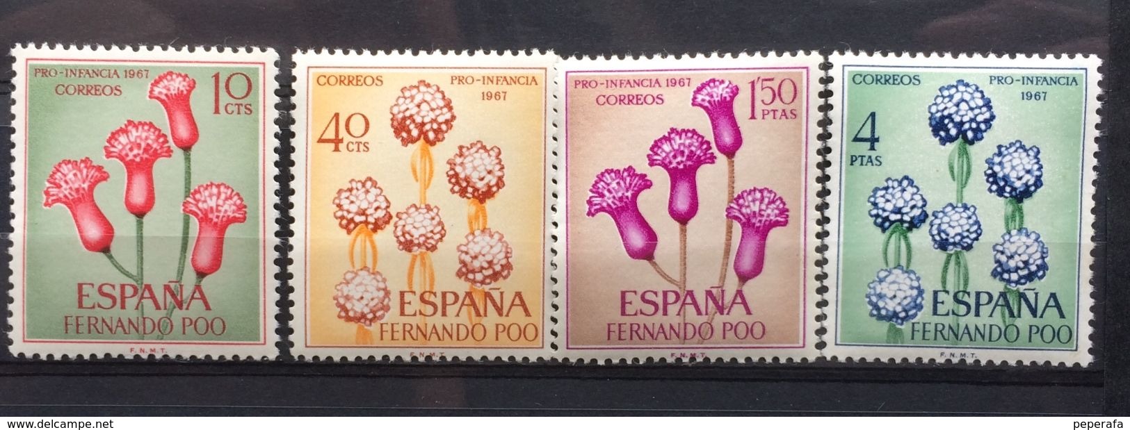 Spain, Spagne, España, Fernando Poo, 1967, Pro Infancia, MINT ** - Fernando Poo