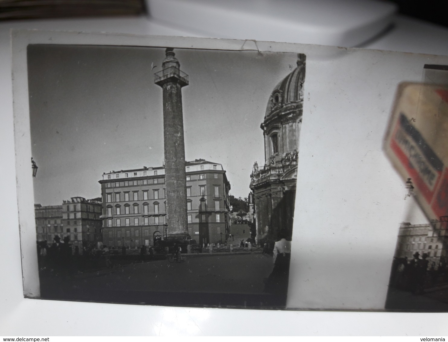 195 - Plaque De Verre - Italie - Rome - Glasplaten