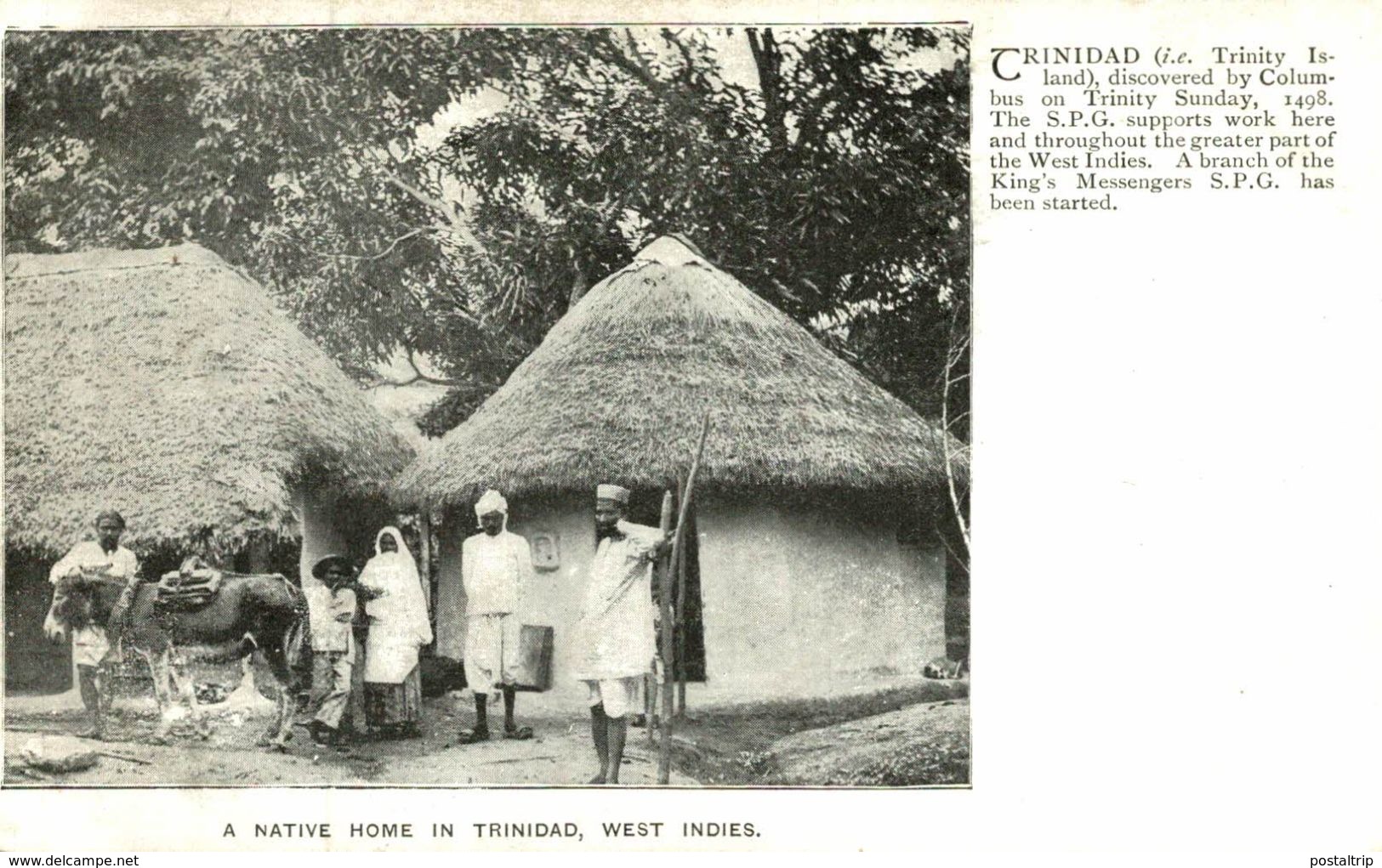 A NATIVE HOME IN TRINIDAD WEST INDIES - Trinidad
