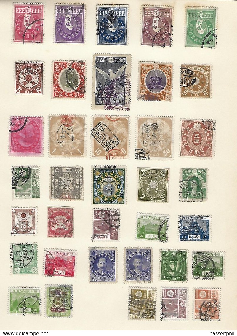 JAPAN - JAPON  - Lot - Cancelled + Hinged -  Different Quality - Collezioni & Lotti