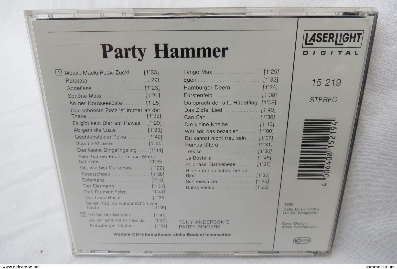 CD "Der Party Hammer" - Otros - Canción Alemana