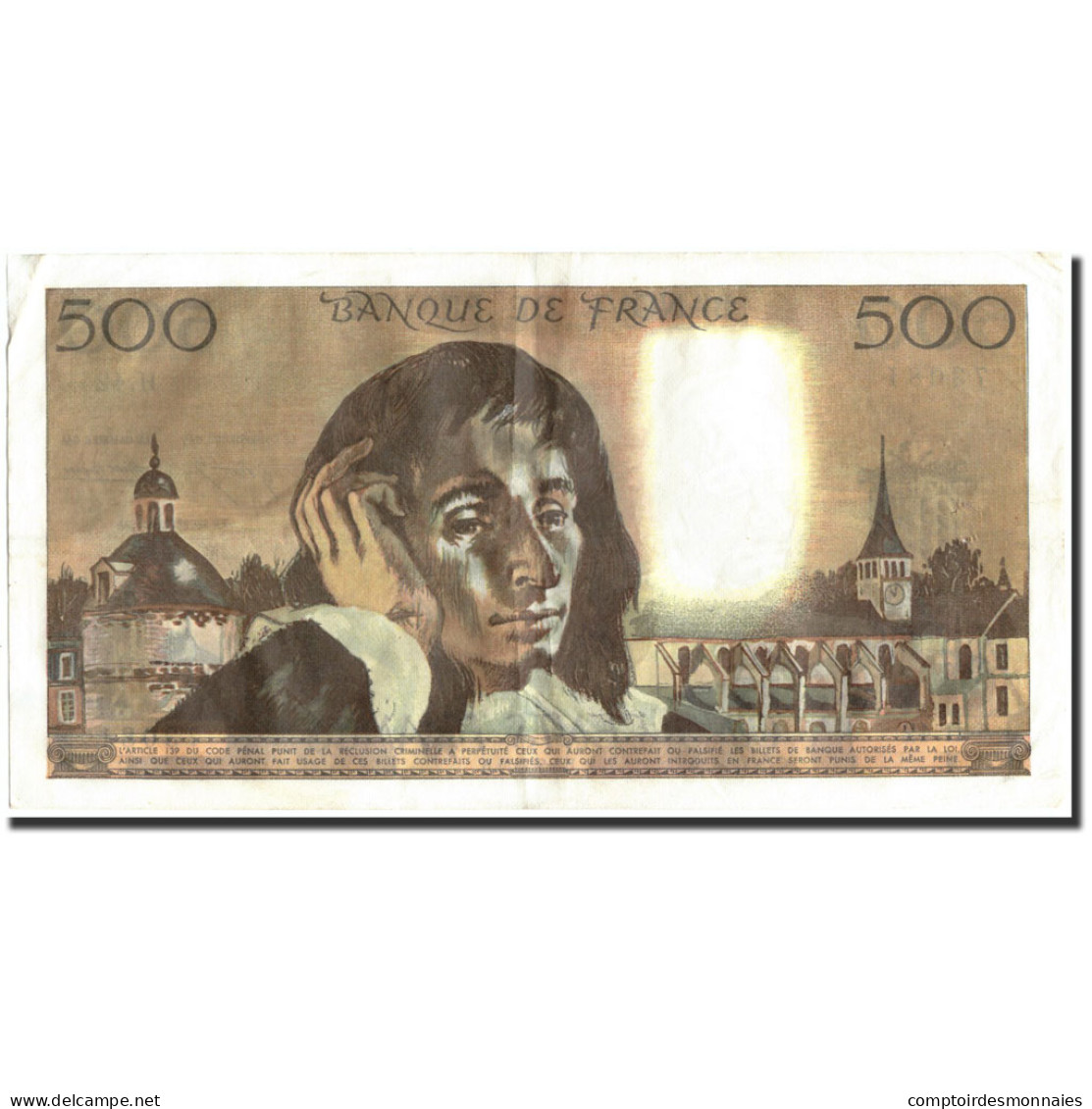 France, 500 Francs, 500 F 1968-1993 ''Pascal'', 1974, 1974-09-05, TTB - 500 F 1968-1993 ''Pascal''