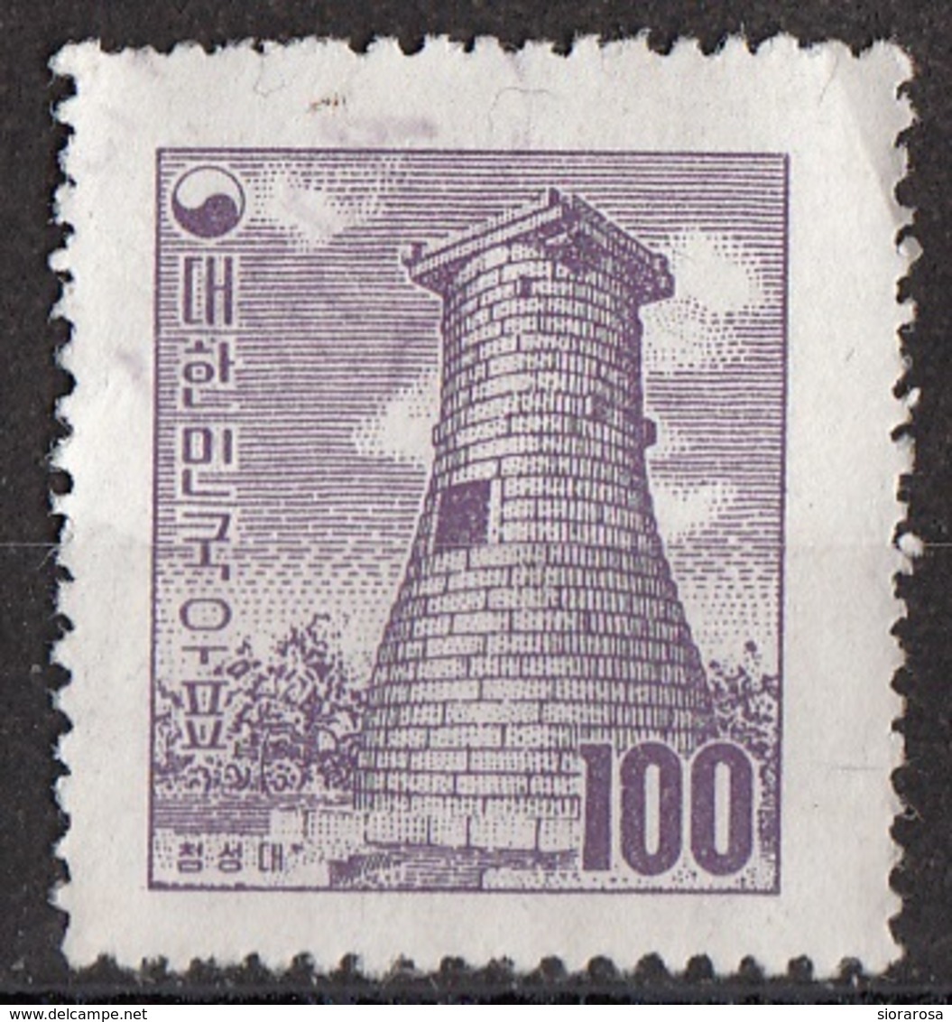 Corea Del Sud 1957 Sc. 258 Kyongju Observatory  Korea Used - Corea Del Sud
