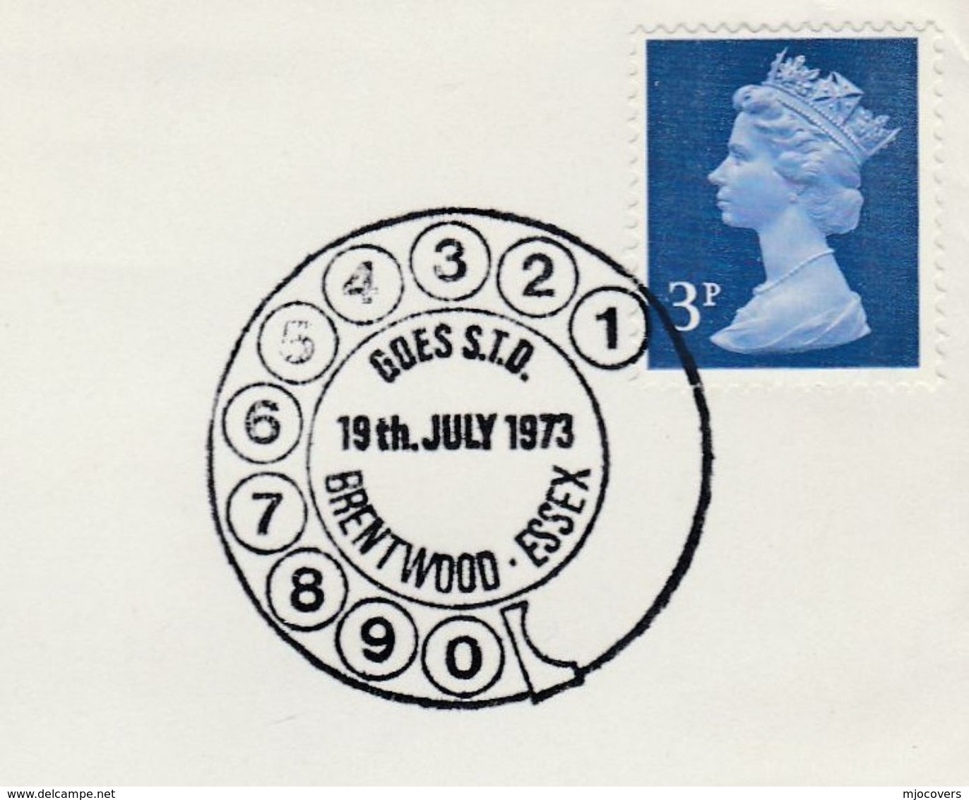 1973 BRENTWOOD TELEPHONE EVENT COVER GB  Stamps Telecom - Telecom