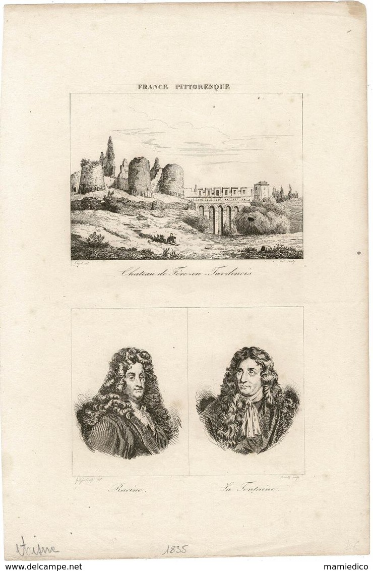 1835 La CREUSE & La CORREZE " La France Pittoresque" 14 Documents Illustrés Anciens. Voir Le Détail Sur Les Scans - Estampes & Gravures