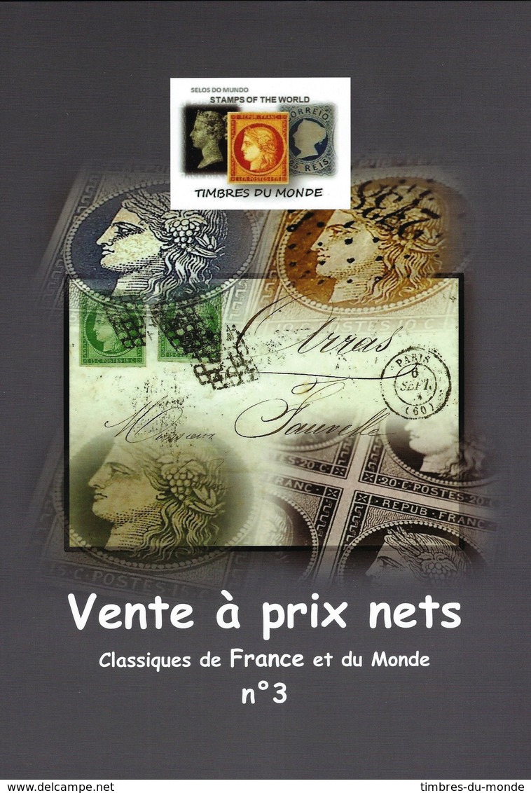 Cérès N°1 Au N°7 Et N°9 Au N°84 Dans Catalogue VPN3 De Timbres Et Lettres Classiques - 1849-1850 Ceres