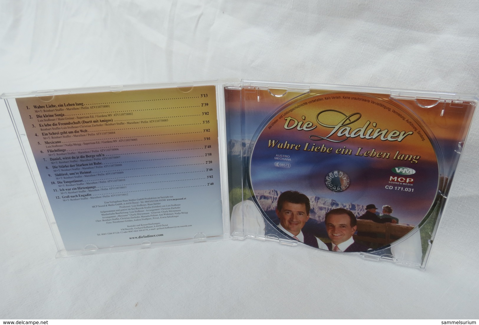 CD "Die Ladiner" Wahre Liebe Ein Leben Lang (inkl. Duett Mit Amigos) - Andere - Duitstalig