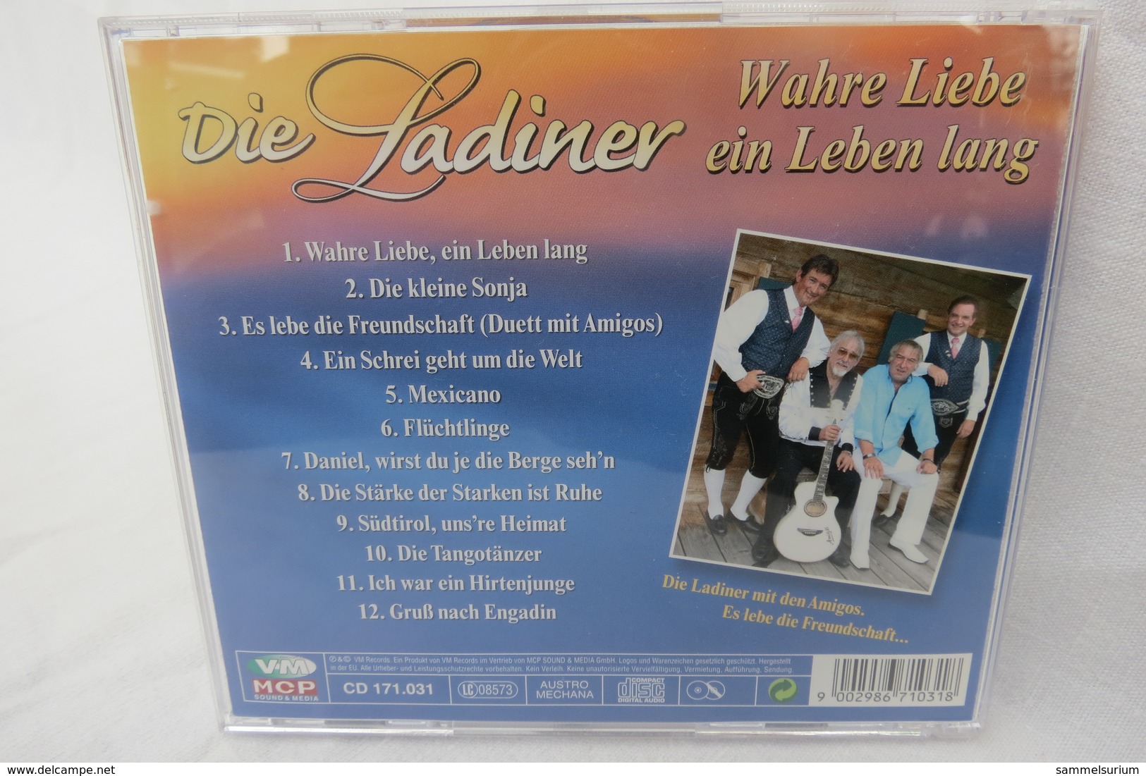 CD "Die Ladiner" Wahre Liebe Ein Leben Lang (inkl. Duett Mit Amigos) - Autres - Musique Allemande