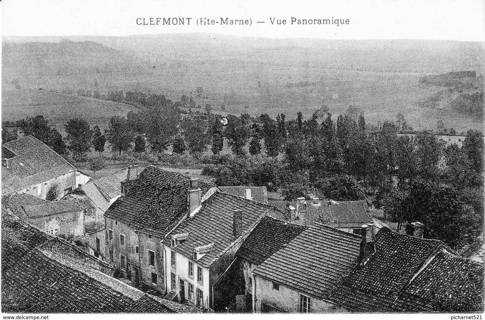 Lot de 7 CPA de CLEFMONT (Haute Marne) - 4 ont circulé. Bon état. 7 scan.