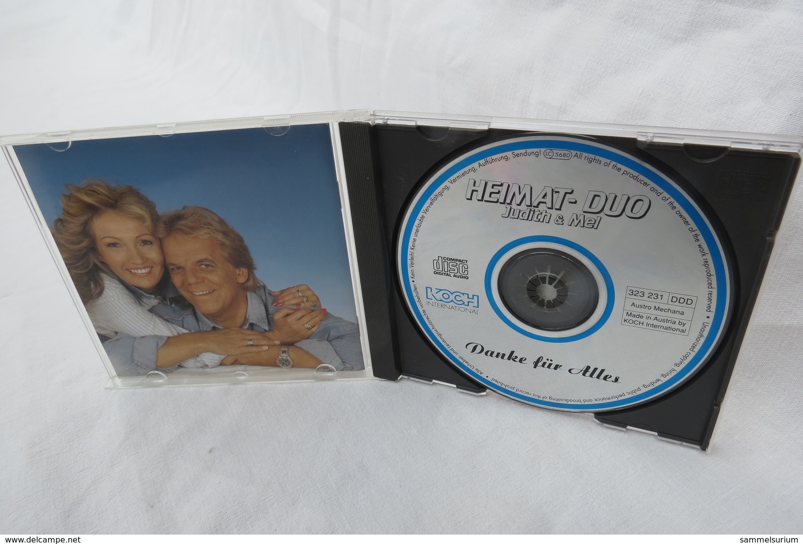 CD "Heimat-Duo Judith & Mel" Grand Prix Der Volksmusik, Danke Für Alles - Otros - Canción Alemana