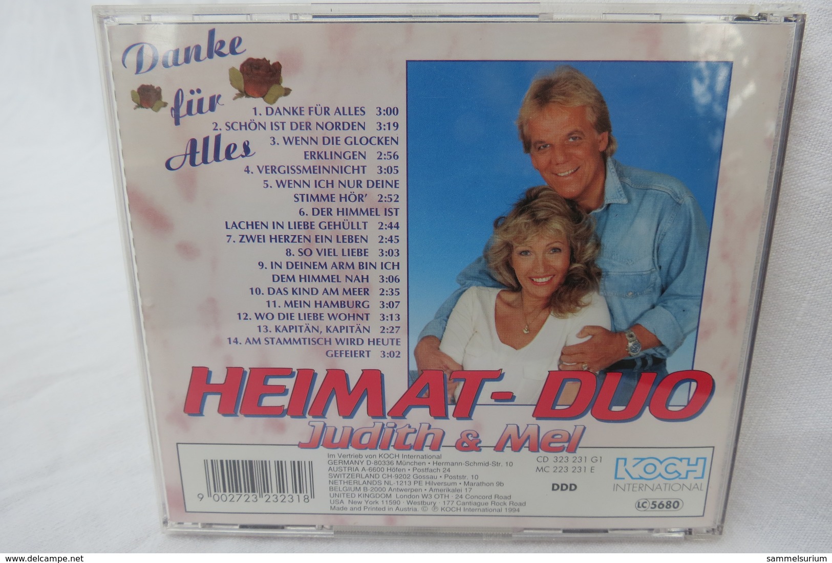 CD "Heimat-Duo Judith & Mel" Grand Prix Der Volksmusik, Danke Für Alles - Sonstige - Deutsche Musik