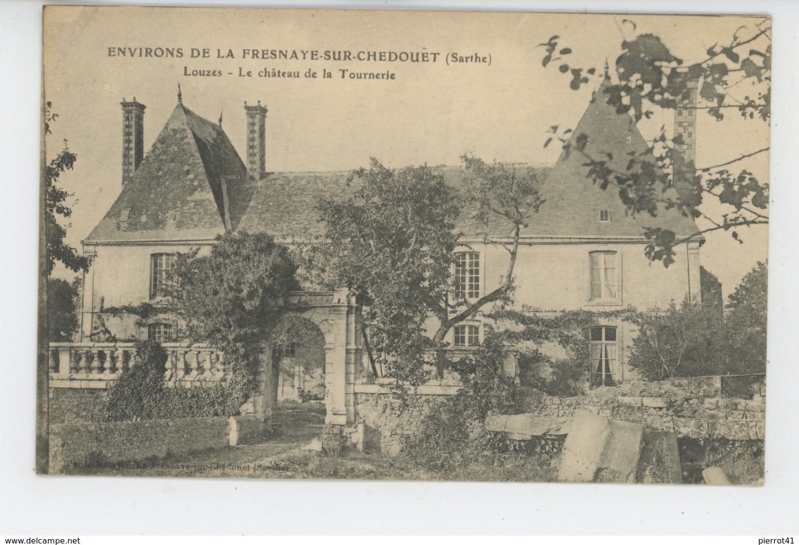 LA FRESNAYE SUR CHEDOUET (environs) - LOUZES - Le Château De La Tournerie - La Fresnaye Sur Chédouet
