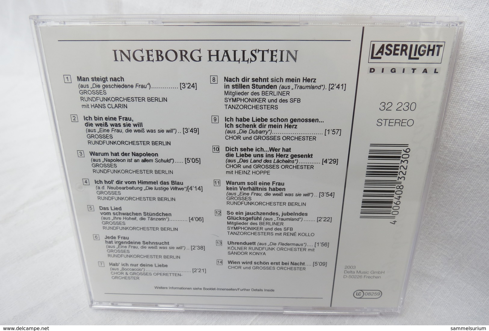 2 CD-Set "Ingeborg Hallstein" - Oper & Operette